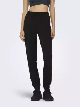 Only спортивные штаны Play "ONPMELINA MW SLIM SWT CUFF PNT NOOS" Only Play, черный