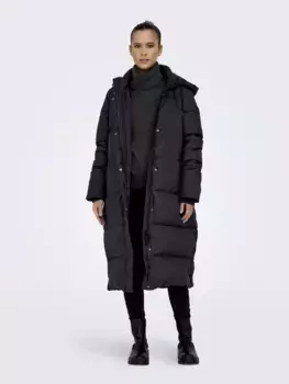 Only стеганое пальто "ONLALICE DOWN COAT OTW", черный