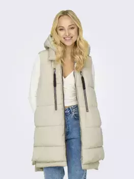 Only стеганый жилет "ONLNEWNORA PUFFER WAISTCOAT CC OTW", коричневый