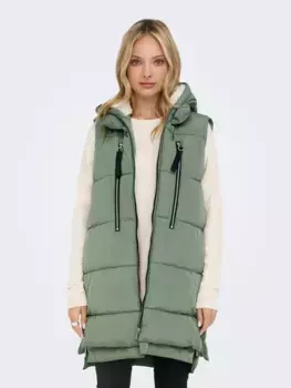 Only стеганый жилет "ONLNEWNORA PUFFER WAISTCOAT CC OTW", цвет Sea Spray