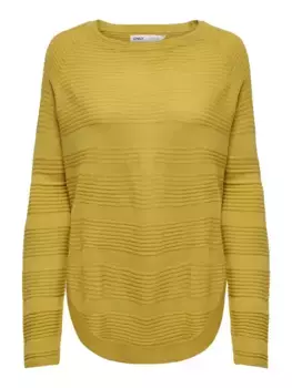 Only свитер с круглым вырезом "ONLCAVIAR L/S PULLOVER KNT", цвет Golden Spice