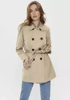Only тренч "ONLVALERIE TRENCHCOAT OTW NOOS", бежевый
