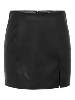 Only юбка из искусственной кожи "ONLLENI FAUX LEATHER SKIRT PNT NOOS", черный