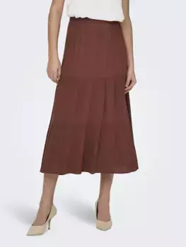 Only юбка макси "ONLMIKKA LIFE LONG SKIRT WVN NOOS", цвет Henna