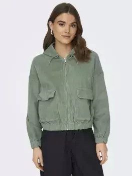 Only вельветовая куртка "ONLKENZIE L/S CORD JACKET PNT NOOS", с капюшоном, цвет L.Pad