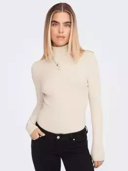 Only водолазка "ONLKAROL L/S ROLLNECK PULLOVER KNT NOOS", цвет Pumice Stone Detail:W. Melange