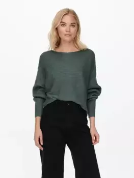 Only вязаный свитер "ONLADALINE L/S SHORT PULLO KNT NOOS", зеленый