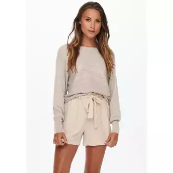 Only вязаный свитер "ONLADALINE L/S SHORT PULLO KNT NOOS", цвет Pumice Stone