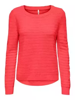 Only вязаный свитер "ONLCATA L/S PULLOVER CS KNT", цвет Cayenne Detail:W. Melange