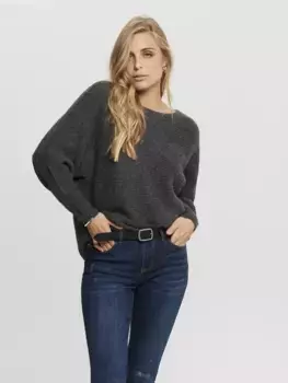 Only вязаный свитер "ONLDANIELLA L/S PULLOVER KNT NOOS", серый
