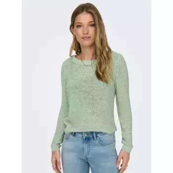 Only вязаный свитер "ONLGEENA XO L/S PULLOVER KNT NOOS", зеленый
