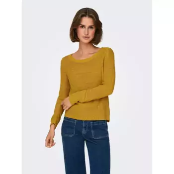 Only вязаный свитер "ONLGEENA XO L/S PULLOVER KNT NOOS", цвет Golden Spice