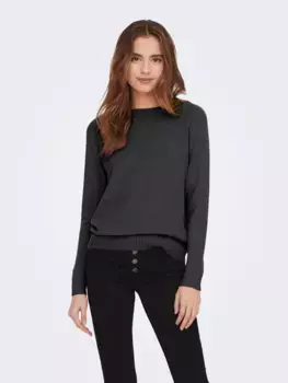 Only вязаный свитер "ONLLESLY KINGS L/S PULLOVER KNT NOOS", серый
