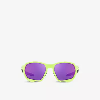 OO9019 Солнцезащитные очки Plazma в нейлоновой прямоугольной оправе Oakley, желтый
