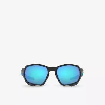 Oo9019 солнцезащитные очки plazma в нейлоновой прямоугольной оправе Oakley, черный