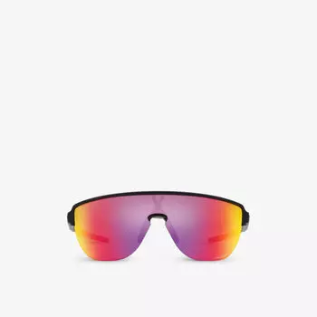 OO9248 Солнцезащитные очки Corridor в форме щита из ацетата Oakley, черный
