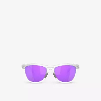 Oo9284 солнцезащитные очки frogskins range в круглой оправе o matter Oakley, цвет clear