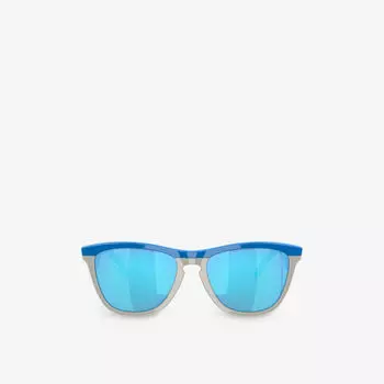 OO9289 Солнцезащитные очки Frogskins Hybrid в прямоугольной оправе из ацетата ацетата Oakley, синий