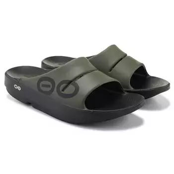 Оооххх спортивные сандалии-слайды Oofos, зеленый