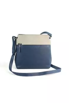 Опаловая кожаная сумочка Eastern Counties Leather, синий