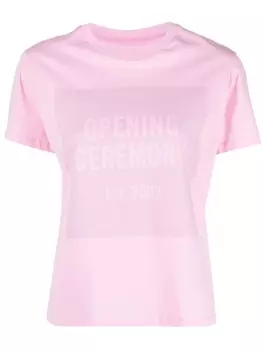 Opening Ceremony футболка с логотипом, розовый