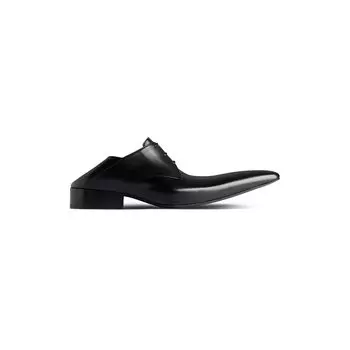 Opera Дерби из черной телячьей кожи BALENCIAGA, черный