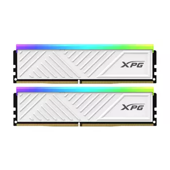 Оперативная память Adata XPG SPECTRIX D35G RGB, 16Гб DDR4 (2x8 Гб), 3200 МГц, AX4U32008G16A-DTWHD35G, белый