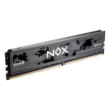 Оперативная память Apacer NOX, 16 Гб (1 х 16 Гб), DDR5, CL36, 6000 МГц, черный