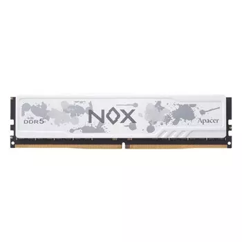 Оперативная память Apacer NOX, 16 Гб (1 х 16 Гб), DDR5, CL34, 6800 МГц, белый