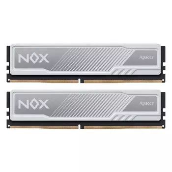 Оперативная память Apacer NOX DDR4, 32 Гб (2 х 16 Гб), CL16, 3200 МГц, белый