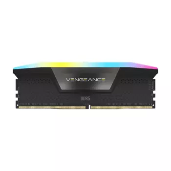 Оперативная память Corsair Vengeance RGB, 16 ГБ DDR5 (1x16 ГБ), 5200 МГц, CMH16GX5M1B5200C40, черный