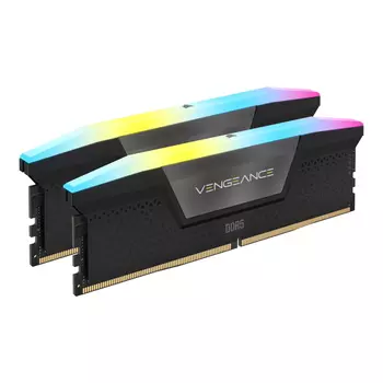 Оперативная память Corsair Vengeance RGB, 48 Гб DDR5 (2x24 Гб), 6000 МГц, CL30, CMH48GX5M2B6000C30, черный