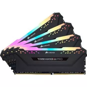 Оперативная память Corsair Vengeance RGB PRO, 128 ГБ DDR4 (4x32 ГБ), CL18, CMW128GX4M4D3600C18, черный