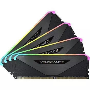 Оперативная память Corsair Vengeance RGB RS, 128GB DDR4 (4x32), 3200 МГц, CL16, CMG128GX4M4E3200C16, черный