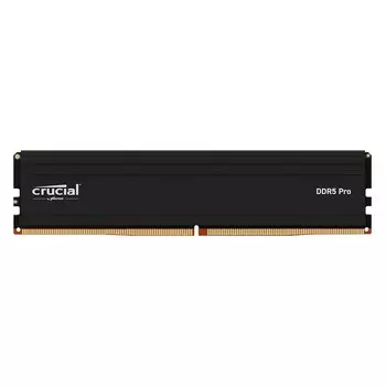 Оперативная память Crucial Pro DDR5, 24 Гб (1 х 24Гб), 5600 МГц, CP24G56C46U5, черный