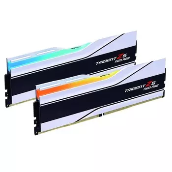 Оперативная память G.SKILL Trident Z5 Neo RGB, 32 Гб (2x16 Гб), DDR5, 6000 МГц, F5-6000J3036F16GX2-TZ5NRW, белый