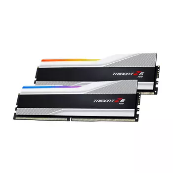 Оперативная память G.SKILL Trident Z5 RGB, 32 Гб DDR5 (2x16 Гб), 5600 МГц, CL40, F5-5600J4040C16GX2-TZ5RS, серебристый