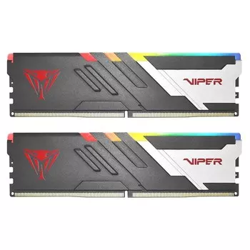 Оперативная память Patriot Viper Venom RGB 64 Гб (2 х 32 Гб), 6000 МГц, DDR5, PVVR564G600C30K, серый