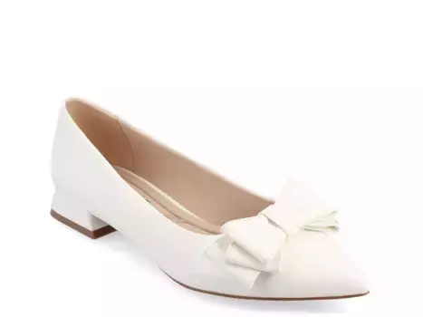 Ophelia Балетки Journee, White Patent
