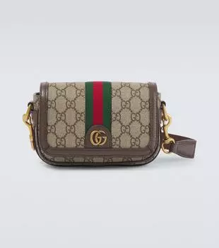 Ophidia GG мини-сумка через плечо из ткани Gucci, B.Eb/N.Acer/Vrv/N.Ac