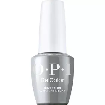 Opi Gelcolor Гель-лак для ногтей Opaque Dark Black & Gray Creme UV Cure
