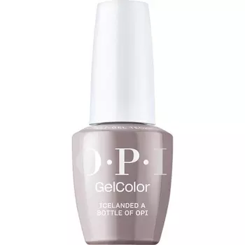 Opi Gelcolor Гель-лак для ногтей Opaque Dark Black & Gray Creme UV Cure