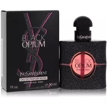 Opium Neon Black Парфюмированная вода-спрей для женщин 30 мл, Yves Saint Laurent