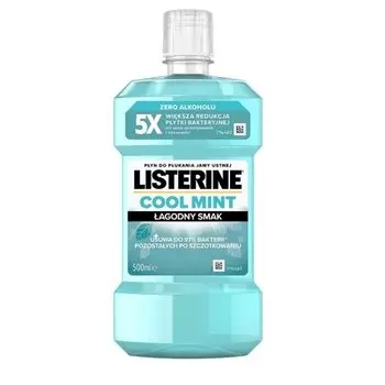 Ополаскиватель для полости рта с прохладной мятой, нежный вкус, 500 мл Listerine