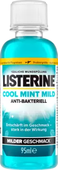 Ополаскиватель для рта Cool Mint с мягким вкусом дорожный размер 95 мл Listerine