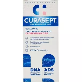 Ополаскиватель для рта Curasept Intensiv Treatment с 0,20 хлоргексидина и АДС 200 мл