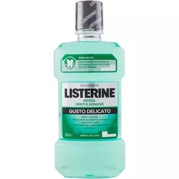 Ополаскиватель для защиты зубов и десен нежный вкус 500мл, Listerine