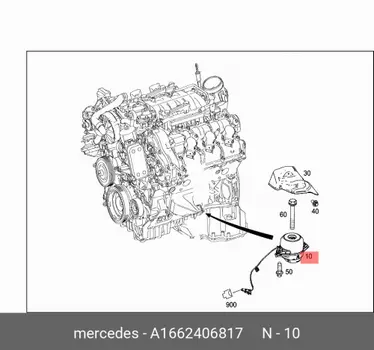 Опора двигателя W166
