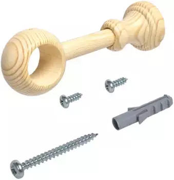 Опора Liedeco "Thuringia", (1 шт.), для карнизов 28 мм Длина: 12,5 см, цвет kiefer