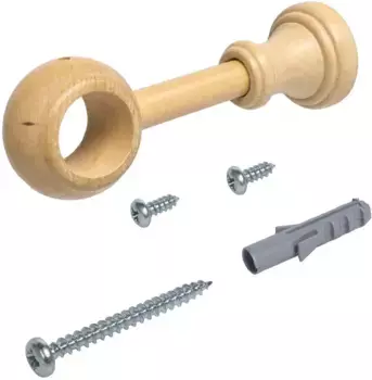 Опора Liedeco "Thuringia", (1 шт.), для карнизов 28 мм Длина: 16,5 см, цвет natur